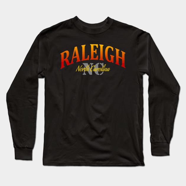 City Pride: Raleigh, North Carolina Long Sleeve T-Shirt by Naves